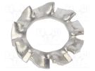 Washer; round; D=6mm; acid resistant steel A4; DIN 6798A; BN 4880 BOSSARD