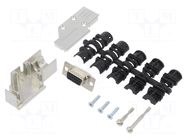 Connector: D-Sub; PIN: 15; plug; female; angled 90°; soldering ENCITECH