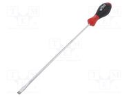 Screwdriver; slot; 8,0x1,2mm; SoftFinish®; Blade length: 300mm WIHA