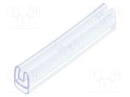 Markers; Marking: empty; 2÷4mm; PVC; transparent; -40÷80°C; leaded WEIDMÜLLER