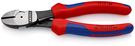 KNIPEX 74 12 180 High Leverage Diagonal Cutter with multi-component grips black atramentized 180 mm