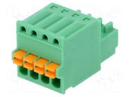 Connector: pluggable terminal block; plug; female; 4A; 160V; green PHOENIX CONTACT