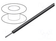 Wire; ThermoThin; stranded; Cu; 16AWG; PFA; black; 600V; 30.5m; 100ft ALPHA WIRE