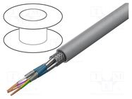 Wire; LiYCY-CY; 3x2x0.25mm2; PVC; grey; 500V; flame retardant HELUKABEL