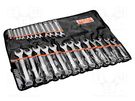 Wrenches set; bent,combination spanner; 26pcs. BAHCO