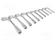 Wrench-set; L-type,socket spanner; 11pcs. BAHCO