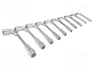 Wrench-set; L-type,socket spanner; 11pcs. BAHCO
