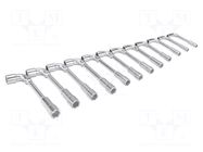 Wrench-set; L-type,socket spanner; 12pcs. BAHCO