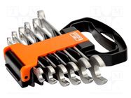 Wrenches set; combination spanner; 8mm,10mm,12mm,14mm,17mm BAHCO