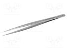 Tweezers; 140mm; Blade tip shape: sharp LINDSTRÖM