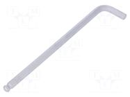 Wrench; hex key,spherical; HEX 9mm; Overall len: 217mm WIHA