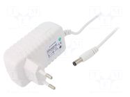 Power supply: switching; mains,plug-in; 12VDC; 0.5A; 6W; 80.14% POS