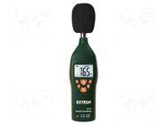 Meter: sound level; LCD; (2000); Sound level: 35÷130dB; 230g EXTECH