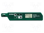 Thermo-hygrometer; -10÷50°C; 10÷90%RH; Accur: ±1°C EXTECH