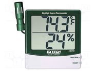 Thermo-hygrometer; -10÷60°C; 10÷99%RH; Accur: ±1°C EXTECH