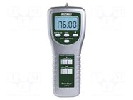 Meter: force; LCD; 5 digits; 0÷176oz,0÷49N,0÷5kg; 0.4% EXTECH