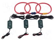 Rogowski coil; Kind: current; 30A,300A,3kA; 45÷400Hz; 600mm; 3pcs. EXTECH