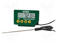 Meter: temperature; digital; LCD; -40÷200°C; Accur: ±0.5°C; IP65 EXTECH