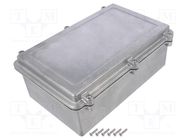 Enclosure: shielding; X: 173mm; Y: 274mm; Z: 100mm; aluminium; IP67 GAINTA