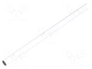 Fiber for LED; Ø3.2mm; L: 45mm; round; Front: flat; straight MENTOR