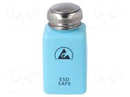 Dosing bottles; 200ml; ESD; blue; Features: built-in pump STATICTEC