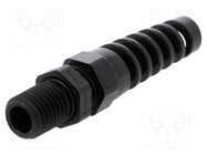 Cable gland; with strain relief,with long thread; M12; 1.5; IP68 HUMMEL