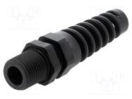 Cable gland; with strain relief,with long thread; PG9; IP68 HUMMEL