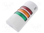 Signaller: signalling column; LED; red/orange/green; 24VDC; 24VAC 