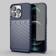Thunder Case Flexible Tough Rugged Cover TPU Case for iPhone 13 Pro blue, Hurtel