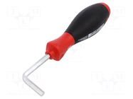 Screwdriver; angular; hex key; HEX 6mm; SoftFinish® WIHA