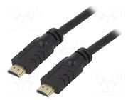 Cable; HDMI plug,both sides; HDMI 1.4; 4K,HDMI CEC,UHD 2160p AKYGA