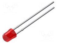 LED; red; 3.1mm; 65÷240mcd; 45°; Front: convex; 2÷2.4VDC LITEON