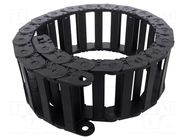 Cable chain; 2400; Bend.rad: 125mm; L: 1012mm; Int.height: 25mm IGUS