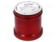 Module: light signaller; red; bulb BA15D; 12÷250VDC; 12÷250VAC AUER SIGNAL
