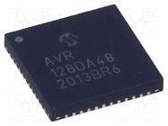 IC: AVR microcontroller; VQFN48; 1.8÷5.5VDC; Cmp: 3; AVR128; AVR-DA MICROCHIP TECHNOLOGY