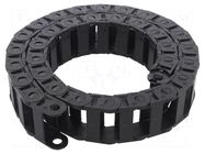 Cable chain; B15i; Bend.rad: 100mm; L: 1006mm; Int.height: 17mm IGUS