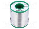 Soldering wire; Sn99,3Cu0,7; 2mm; 1000g; lead free; reel; 227°C; 3% CYNEL