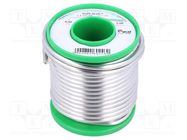 Soldering wire; tin; Sn99,3Cu0,7; 4mm; 1000g; lead free; reel; 3% CYNEL