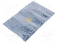 Protection bag; ESD; L: 203mm; W: 127mm; Thk: 76um EUROSTAT GROUP