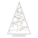 LED decoration – glowing tree with decorations, 40 cm, 2x AA, indoor, warm white, timer, EMOS