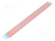 Tape: heat transfer; W: 20mm; L: 0.2m; Thk: 2mm; 6W/mK; silicone IPT