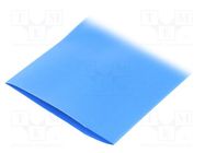 Heat shrink sleeve; thin walled; 3: 1; 40mm; L: 30m; blue; -55÷135°C HELLERMANNTYTON