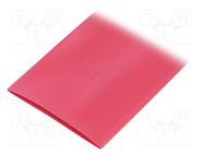 Heat shrink sleeve; thin walled; 3: 1; 40mm; L: 30m; red; -55÷135°C HELLERMANNTYTON