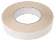 Tape: fixing; W: 25mm; L: 50m; Thk: 0.17mm; -20÷70°C IPT