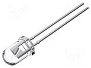 LED; green; 5mm; 23000÷39000mcd; 15°; Front: convex; 2.6÷3.4VDC LUCKYLIGHT
