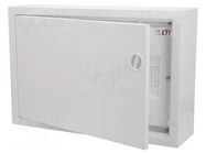 Enclosure: for modular components; IP30; light grey; steel; WRP ETI POLAM