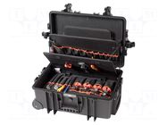 Kit: general purpose; for electricians; Robust45; case; 63pcs. KNIPEX