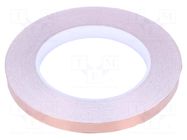 Tape: electrically conductive; ESD; L: 33m; W: 10mm; Thk: 50um STATICTEC