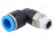 Push-in fitting; angled 90°; -0.95÷6bar; Gasket: NBR caoutchouc FESTO
