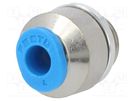 Push-in fitting; straight; -0.95÷6bar; Gasket: NBR rubber; QSM FESTO